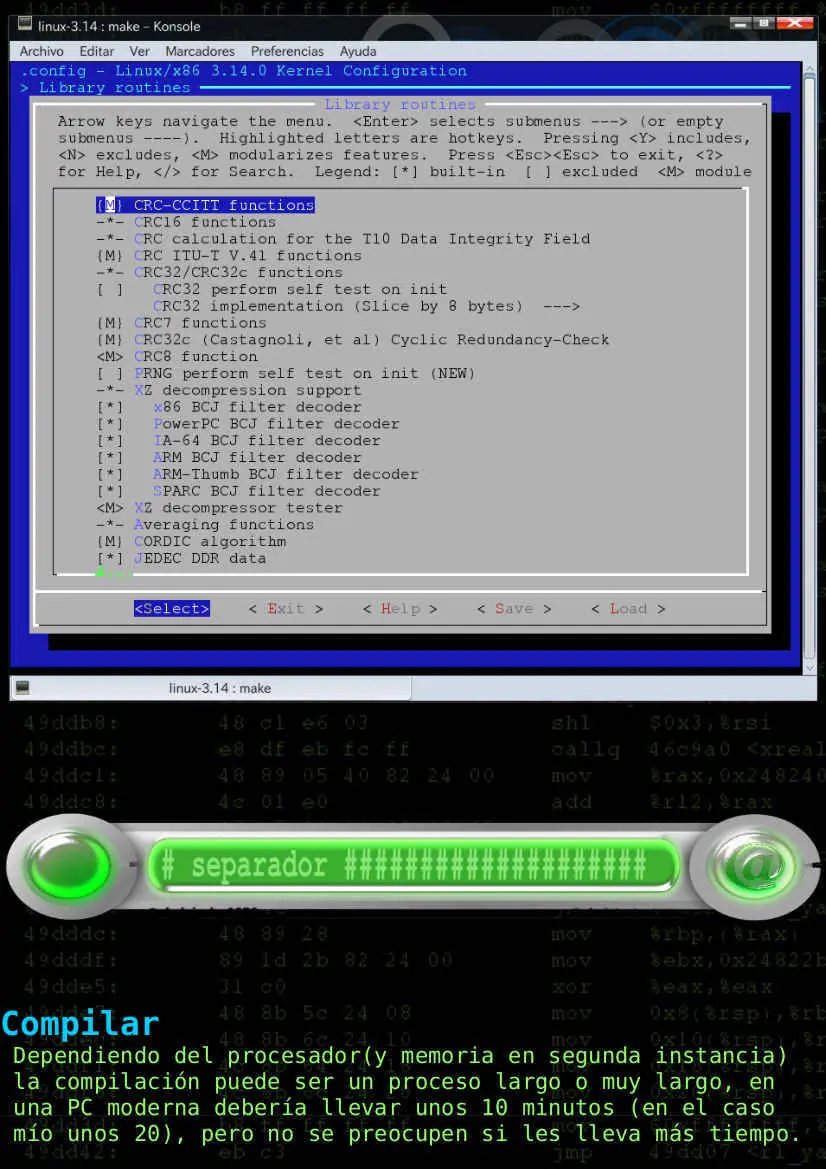 Guía rápida para compilar el kernel Linux