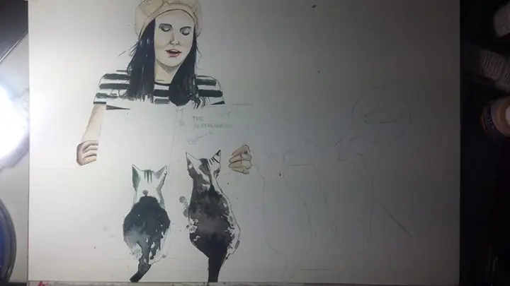 [Dibujo] Profesora Bla bla + Te engaña el cristal