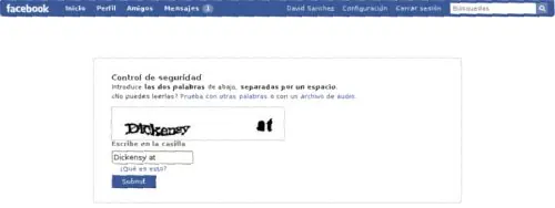 baja en facebook