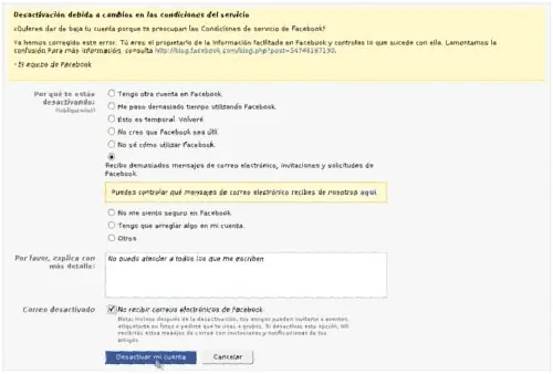 como darse de baja