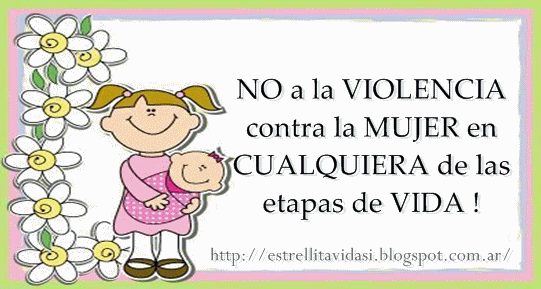 No a la violencia contra la mujer