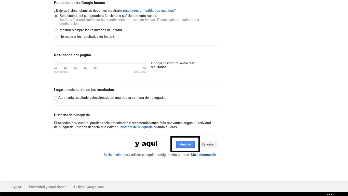 Desactivar
