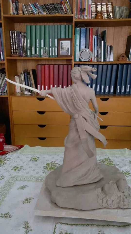 La Samurai (escultura propia)