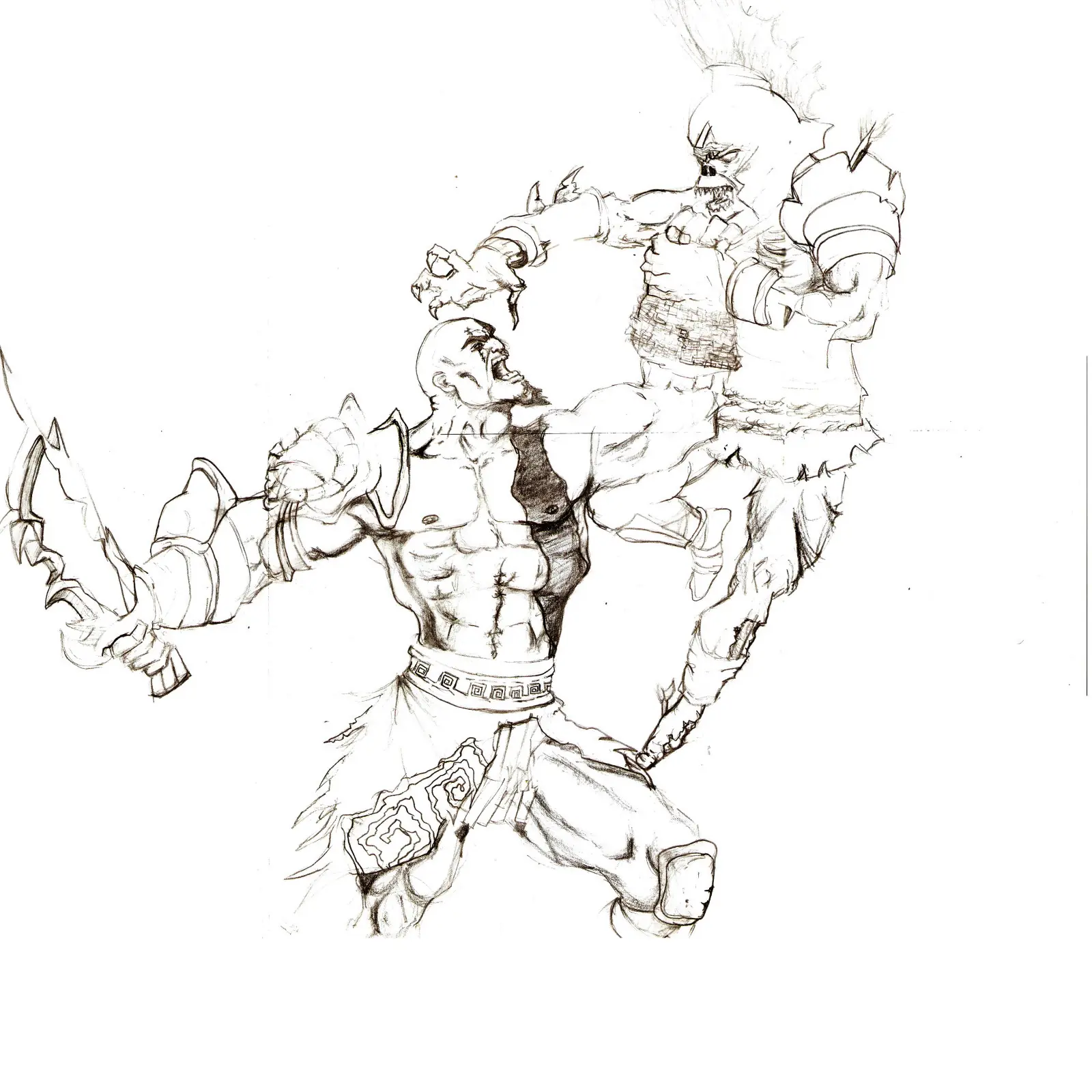 Mi dibujo de Kratos