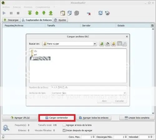 ¿Como descargar archivos .DLC con JDownloader?