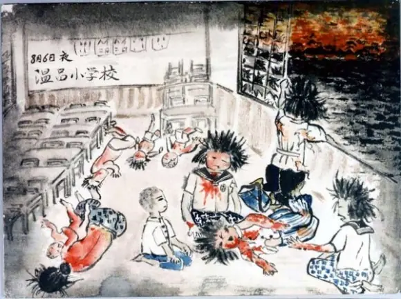 Sobrevivientes de Hiroshima y Nagazaki dibujan sus recuerdos