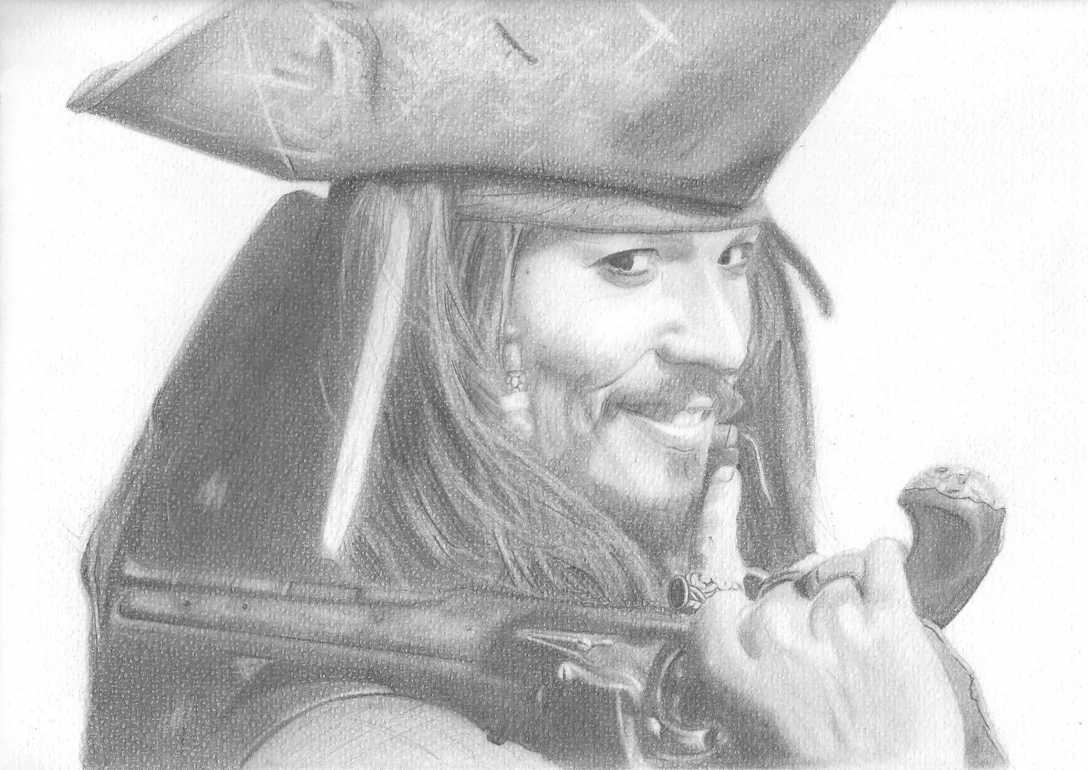 Jack Sparrow paso a paso