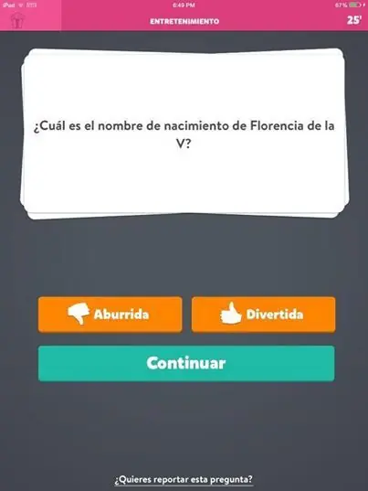 Preguntados anda diciendo .....