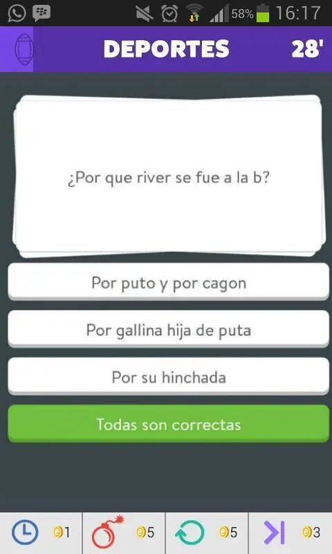 pregunados en facebook