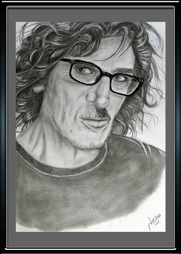 DIbujos en lapiz - Charly Garcia - Blanca Nieves - Cameron D