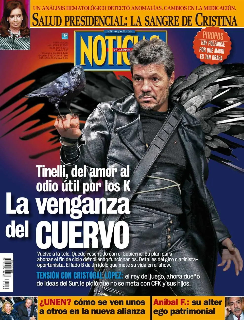 El regreso de Marcelo Tinelli, el cría cuervos