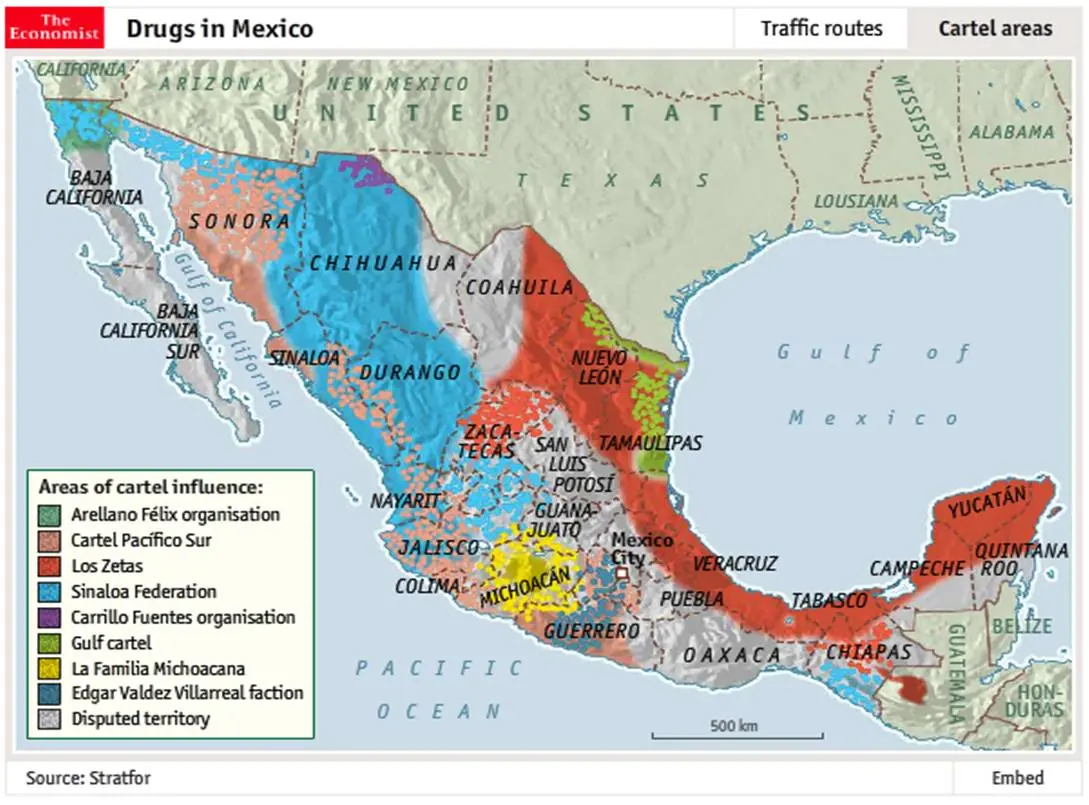 Que opinas del los Carteles de la droga (Narco) en México?
