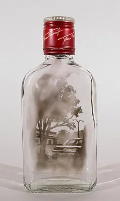 arte de humo en botellas