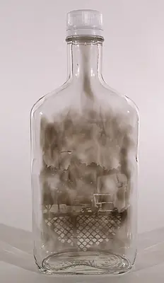 Arte de humo en botellas