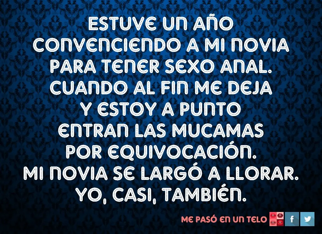 "Me pasó en un telo" apto