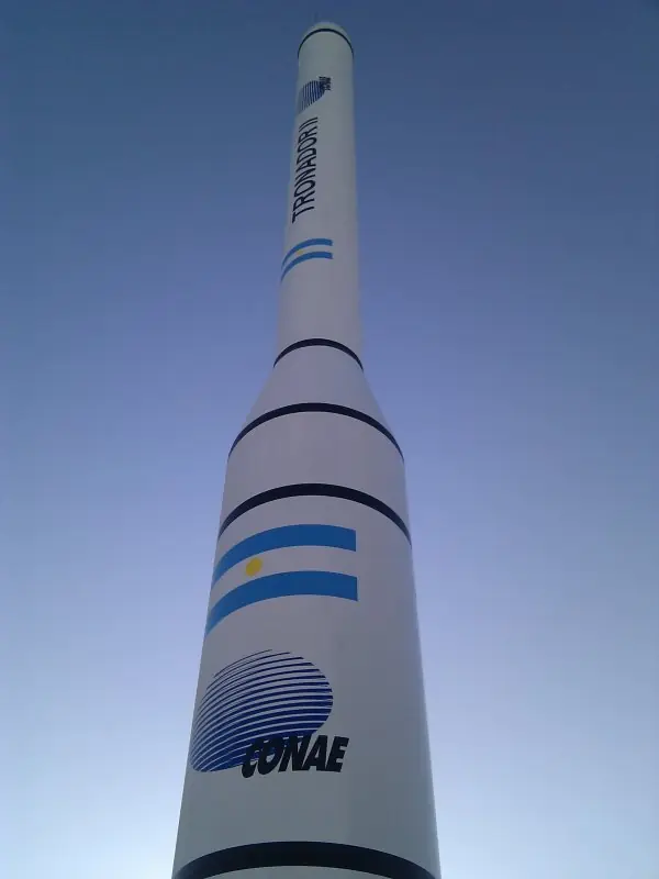 Lanzador espacial en Punta Indio (Argentina)