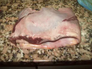Entraña al Horno con Papa Aplastada