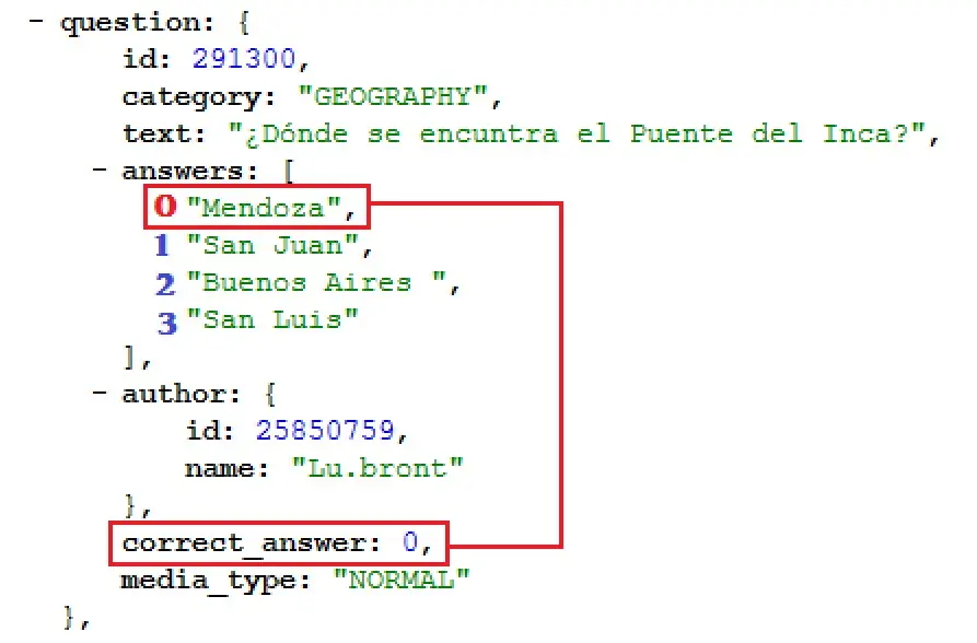 Truco Preguntados (responder correctamente cualquier pregunt