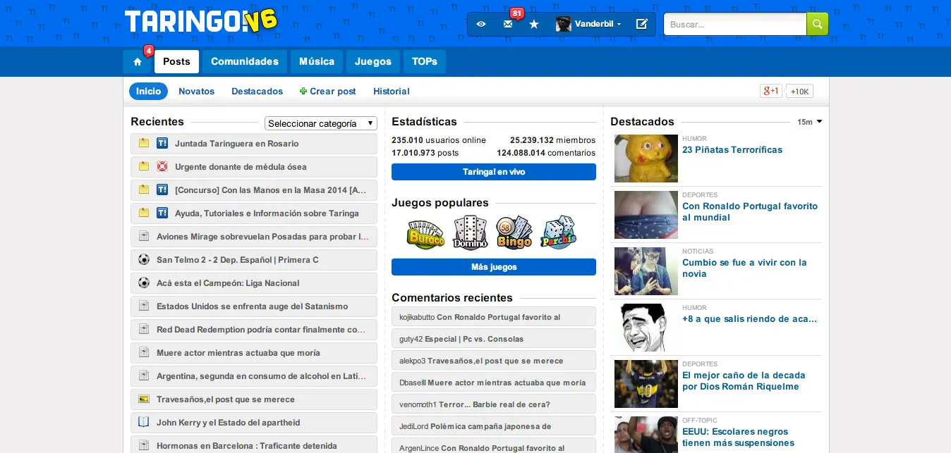 ¡Conocé Taringo! [Stylebot|Chrome]