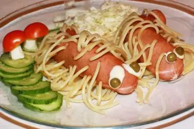 La salchicha peluda rusa