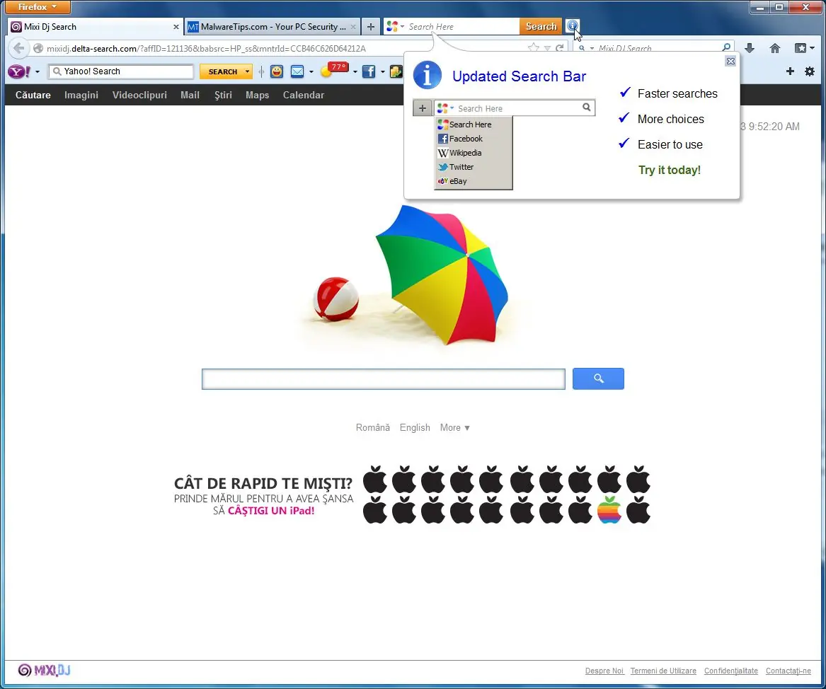 Quitando la odiosa DeltaSearch (Firefox)