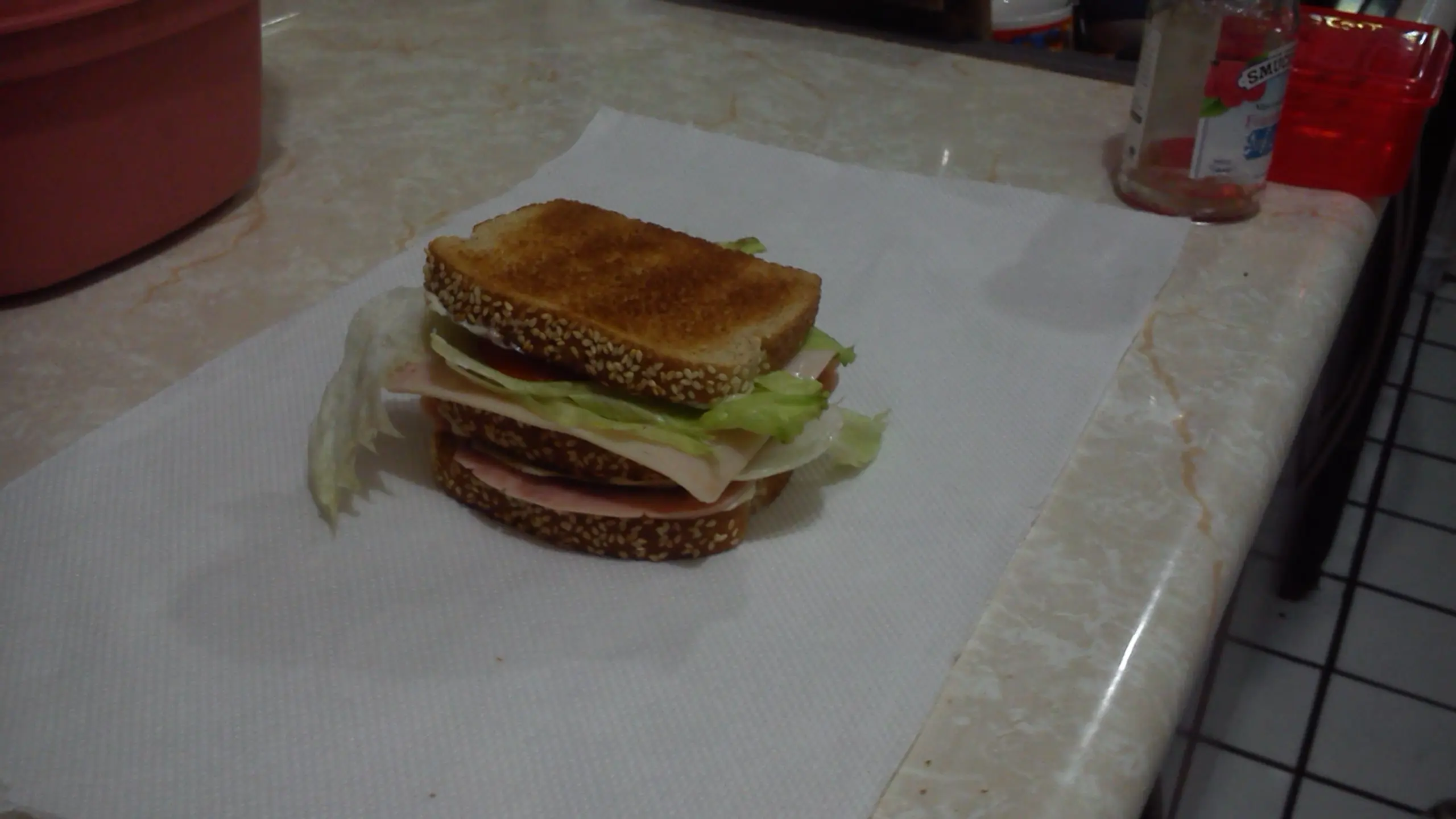 sandwich al trabajo