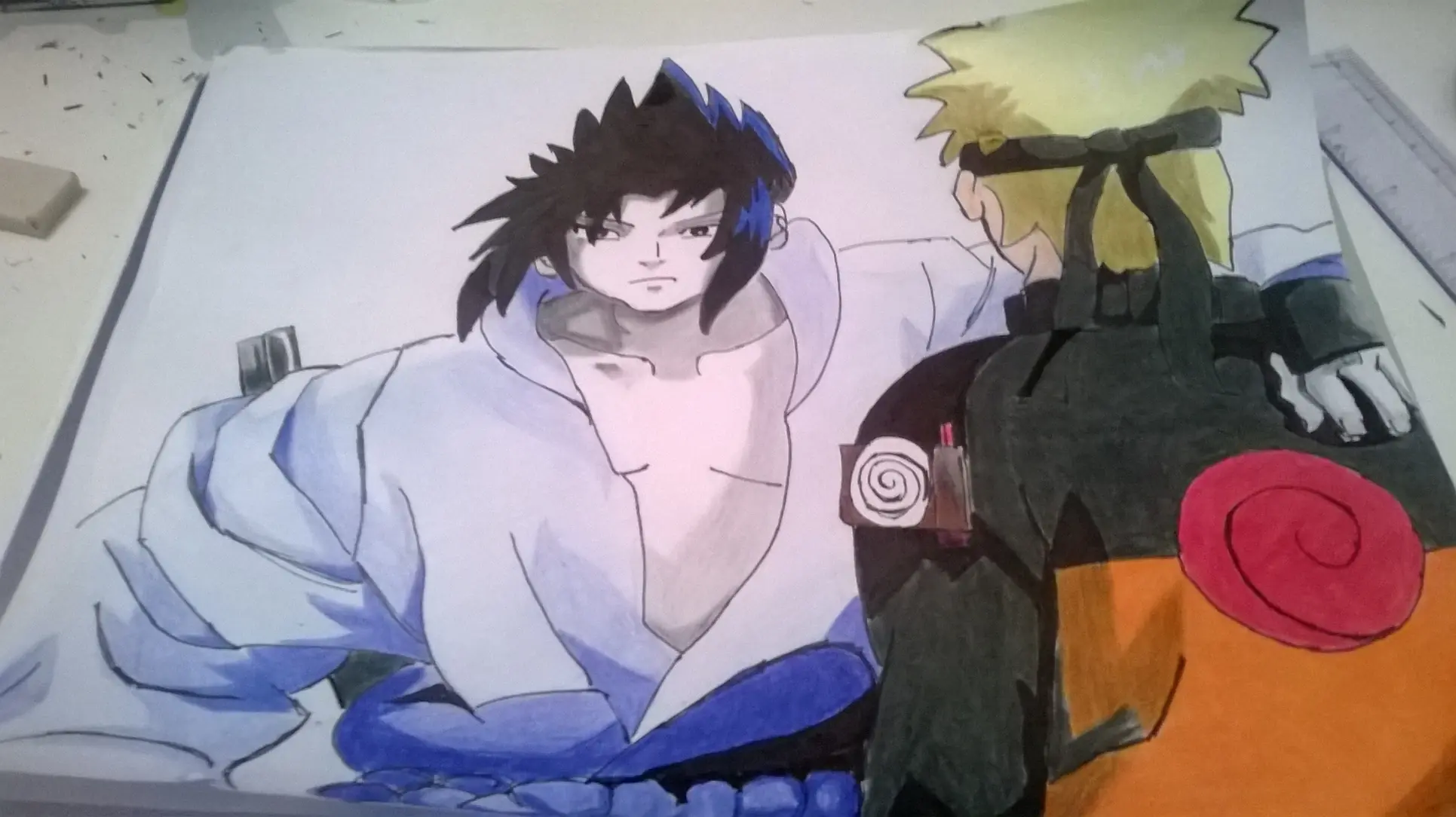 Sasuke y Naruto