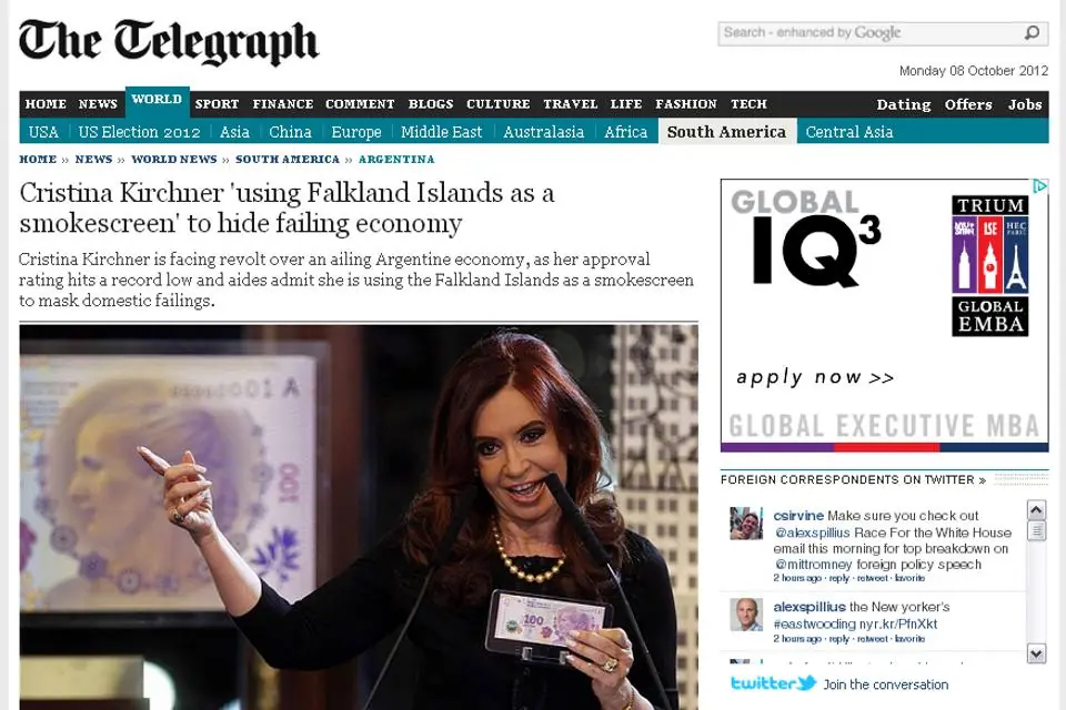 ¿Las malvinas NO son argentinas?