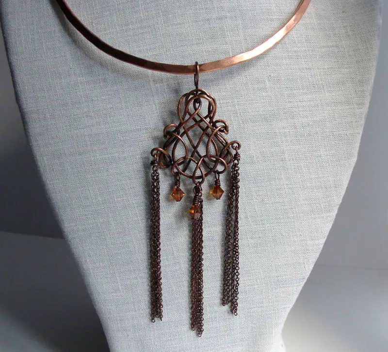 Ruth Jensen El alambre convertido en Arte 3ª parte (joyeria
