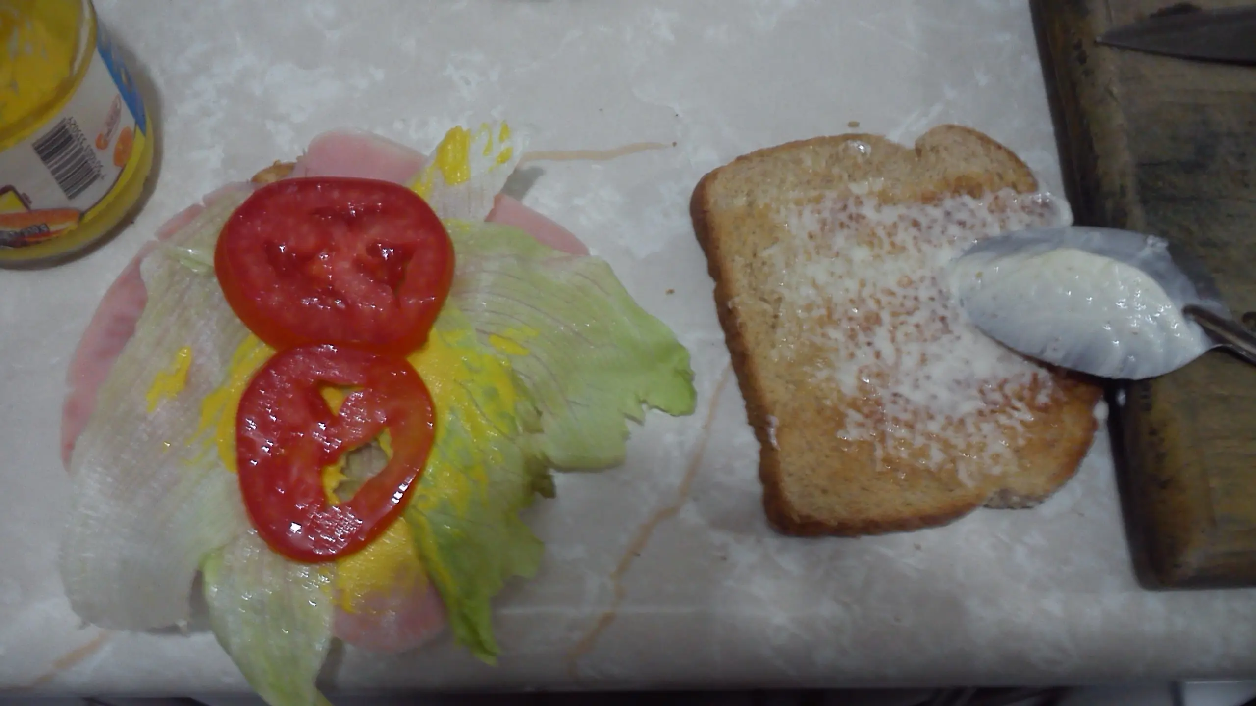 sandwich al trabajo