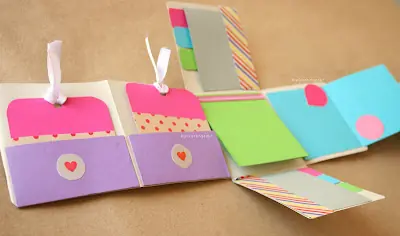 DIY: Album Scrapbook mini-pocket "Fold"