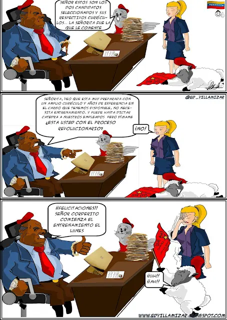 Post del venezolano contra chavez