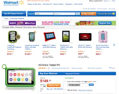 Nueva tablet educativa de Walmart