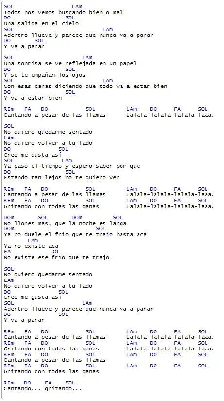 letra