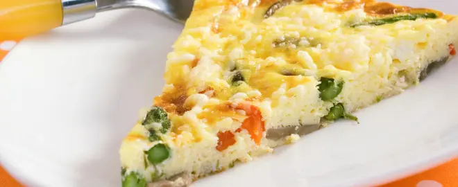 Tortilla de verduras de verano