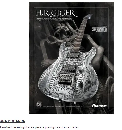 Alien: humilde homenaje a H. R. Giger!