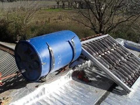 Calentador solar casero