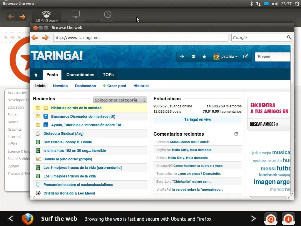 Demo online de Ubuntu 11.10 :D