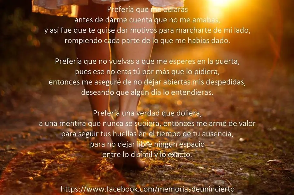 Prefería - Poesía