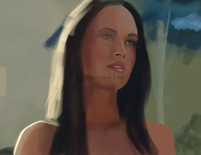 Feliz Cumpleaños Megan! - Dibujo digital