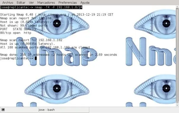 Hoja de comandos para Nmap 6