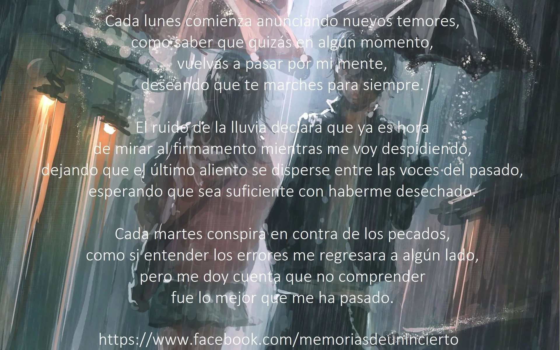 Cada lunes - Poesía.