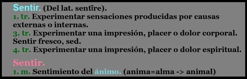 sentir