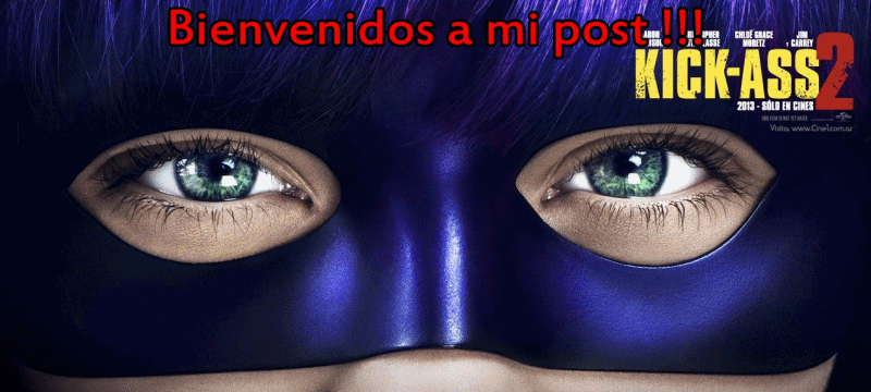 Dibuje a Chloë Grace Moretz como Hit-Girl