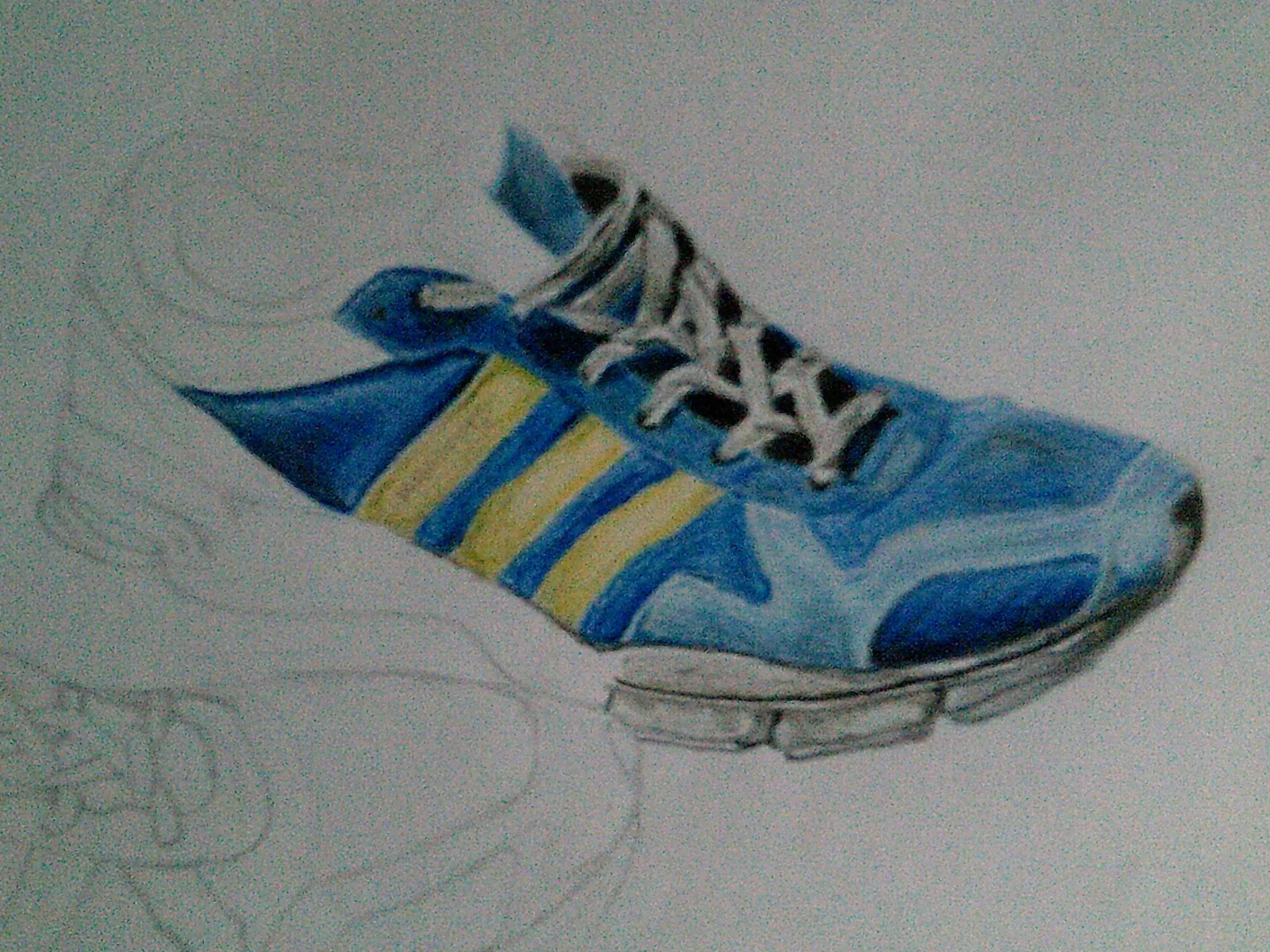 Dibuje mis adidas y te lo muestro