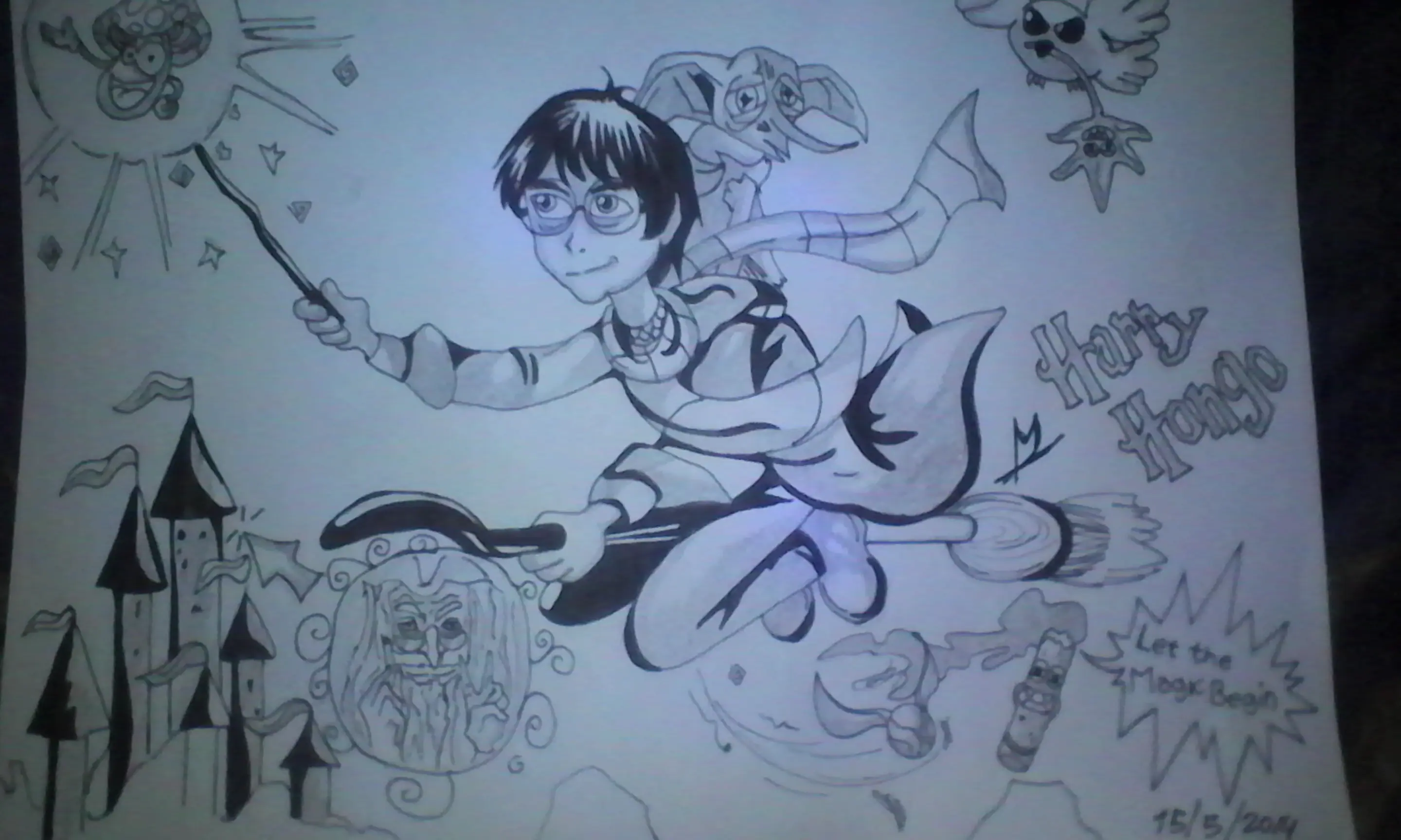 Mi dibujo de Harry Potter