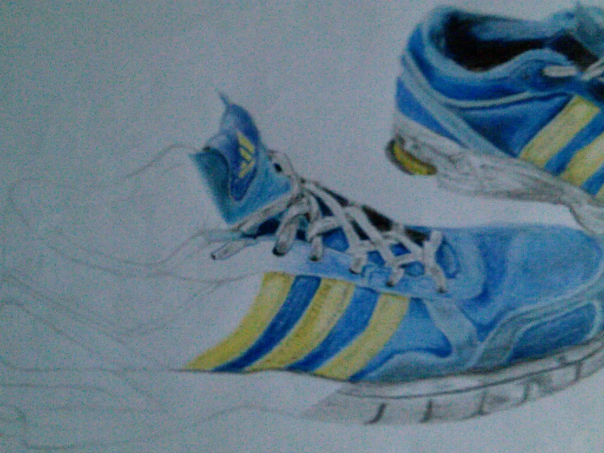 Dibuje mis adidas y te lo muestro