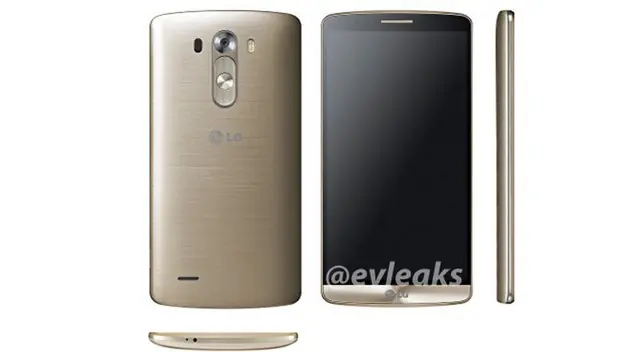 LG G3 oro y blanco , a diez días del estreno