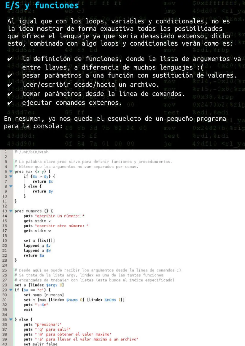 Un lenguaje de programación para no olvidar: Tcl