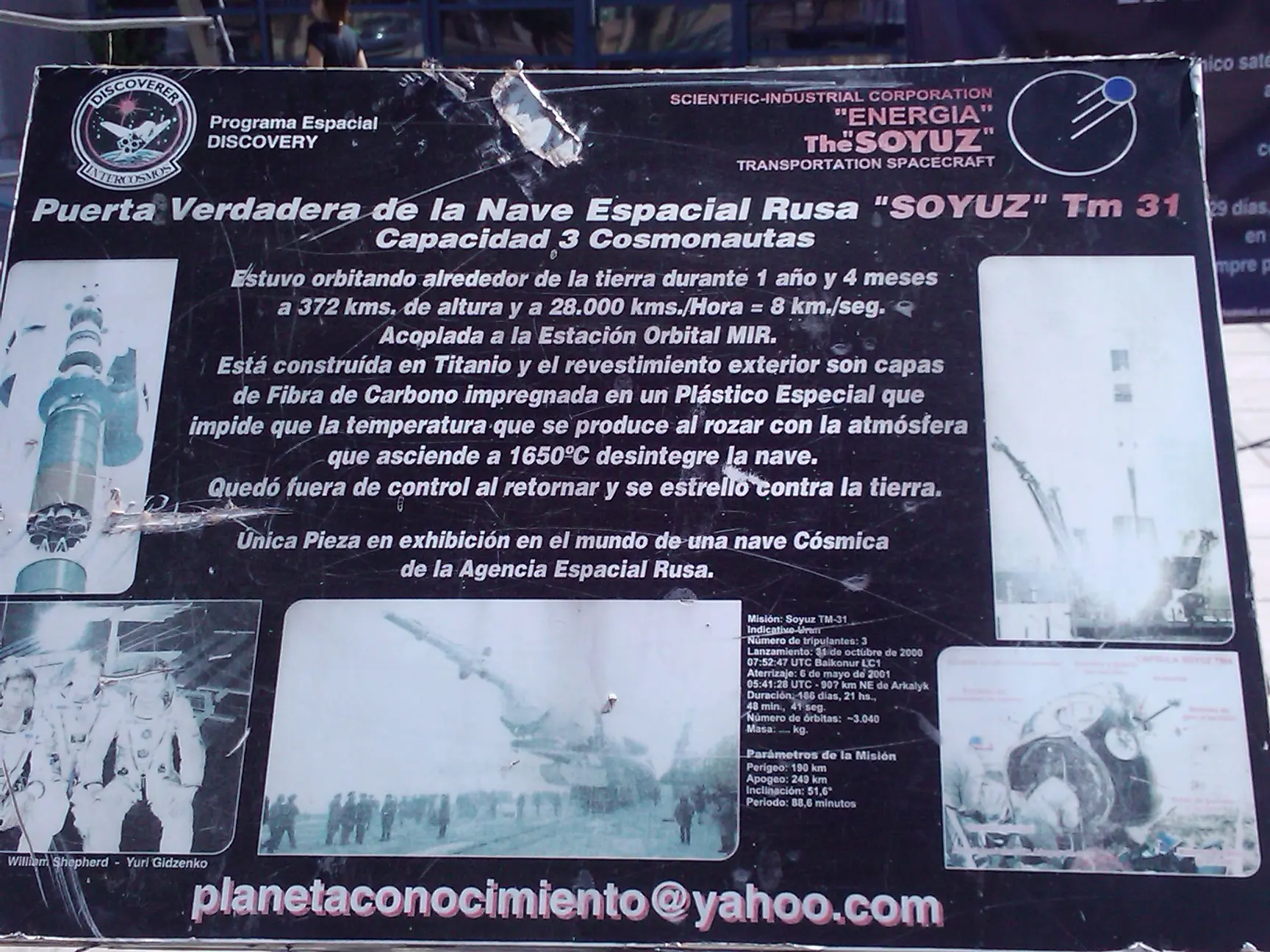 Viaje al espacio y te lo muestro fotos reales